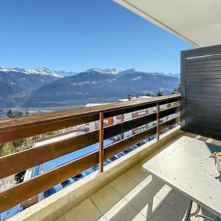 شقة Pied-A-Terre In Crans-Montana, Pool And View - Swiss Alps المظهر الخارجي الصورة
